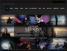 Tablet Screenshot of guitarlessons-atlanta.com